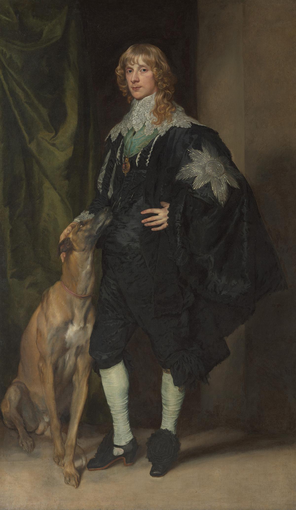 "James Stuart (1612–1655), Duke of Richmond and Lennox," circa 1633–1635, by Anthony van Dyck. Oil on canvas; 85 inches by 50 1/4 inches. The Metropolitan Museum of Art, New York City. (Public Domain)