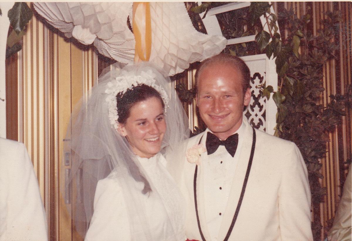 The Pusiphers tied the knot on June 2, 1972. (Courtesy of Doug Pulsipher)