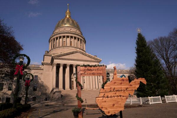 West Virginia State Capitol in Charleston, W.Va., on Nov. 28, 2023. (Madalina Vasiliu/The Epoch Times)