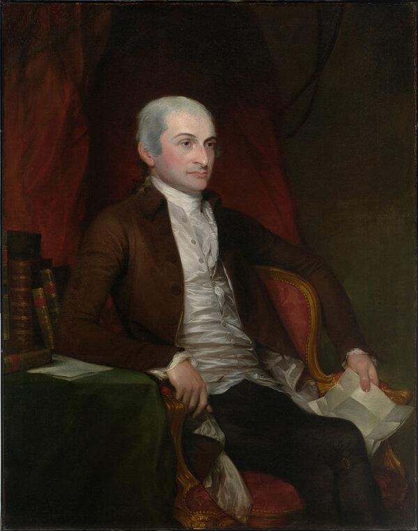 A portrait of John Jay, 1818, by Gilbert Stuart. National Portrait Gallery. (Public Domain)