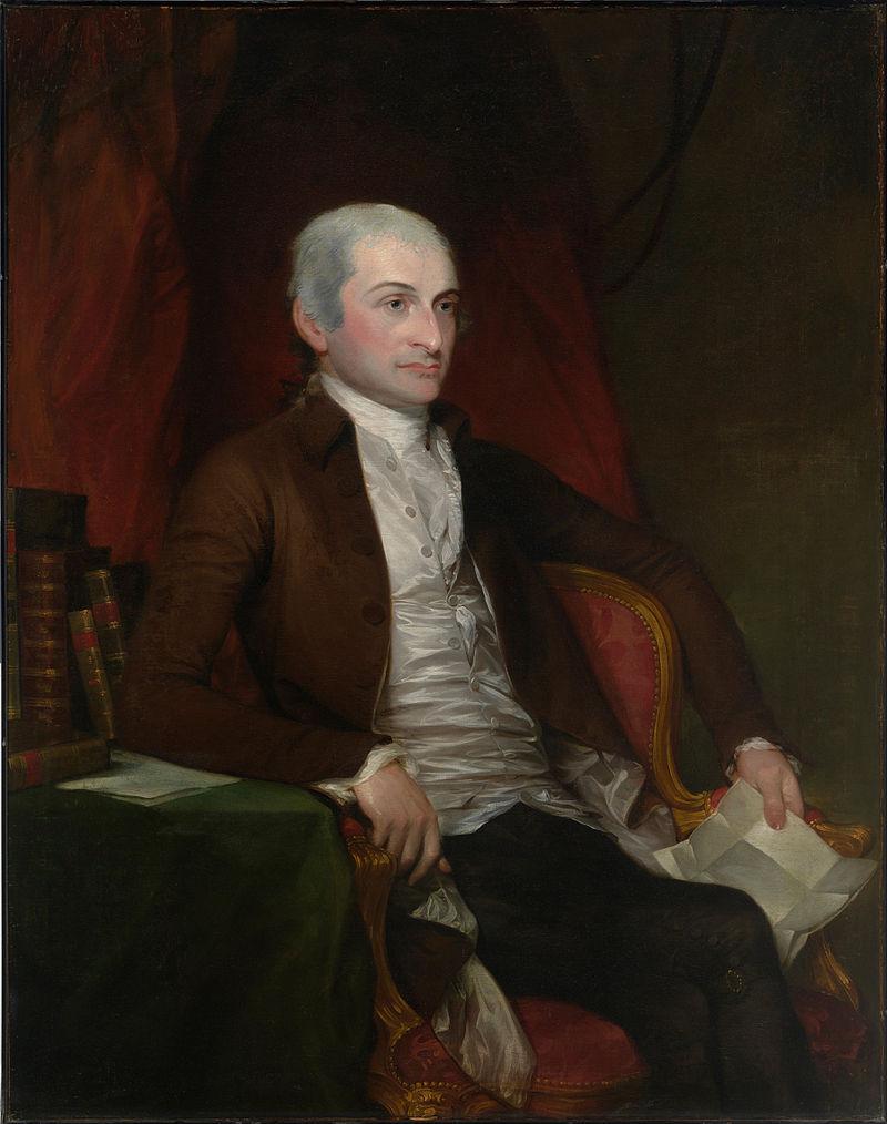 A portrait of John Jay, 1818, by Gilbert Stuart. National Portrait Gallery. (Public Domain)