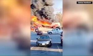 Video: Massive Fire From Ohio Auto Shop Explosion That Killed 3, Injured 1