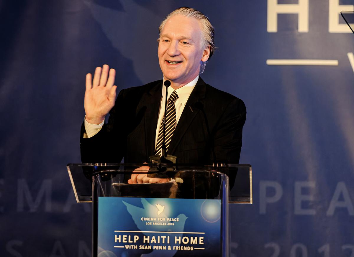 <span data-sheets-root="1" data-sheets-value="{"1":2,"2":"Host Bill Maher speaks onstage at a benefit in Los Angeles on Jan. 14, 2012. (Alberto E. Rodriguez/Getty Images for J/P Haitian Relief Organization and Cinema For Peace)"}" data-sheets-userformat="{"2":771,"3":{"1":0},"4":{"1":2,"2":65535},"11":4,"12":0}">Host Bill Maher speaks onstage at a benefit in Los Angeles on Jan. 14, 2012. (Alberto E. Rodriguez/Getty Images for J/P Haitian Relief Organization and Cinema For Peace)</span>