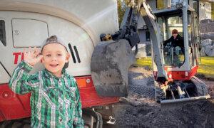 VIDEO: 3-Year-Old Swedish Boy Operates an Excavator Like a Pro, His Parents Say It’s ‘Unique’