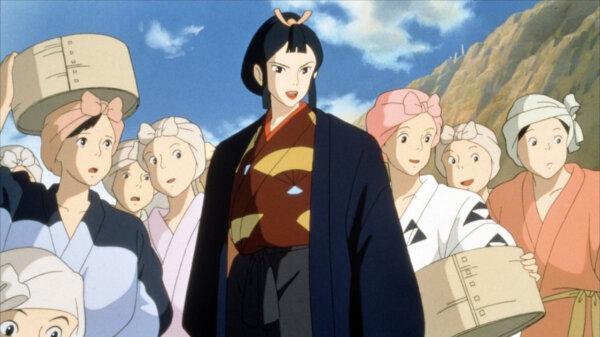 This animated epic benefits from interesting multidimensional characters like Lady Eboshi (voiced by Minnie Driver). (Studio Ghibli)