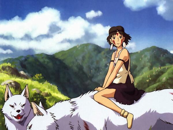 San (voiced by Claire Danes), in “Princess Mononoke.” (Studio Ghibli)