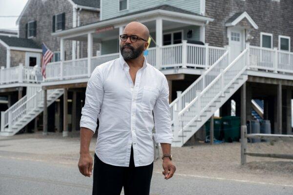 Thelonious “Monk” Ellison (Jeffrey Wright), in “American Fiction.” (Amazon, MGM Studios)