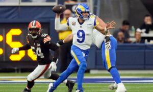 Matthew Stafford’s 3 TD Passes Lead Rams to 3rd Straight Win, 36–19 Over Browns