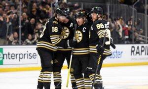 NHL Roundup: Brad Marchand’s Hat Trick Rallies Bruins Past Jackets