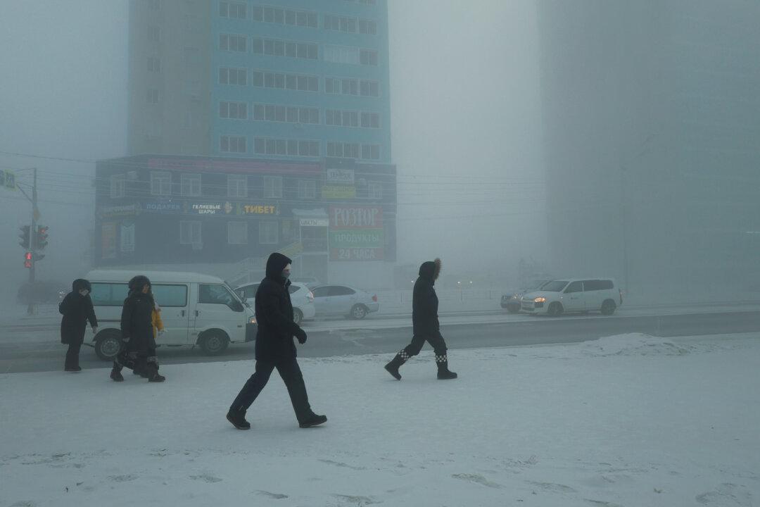 Swathes of Siberia Freeze in Temperatures Below -58 Celsius