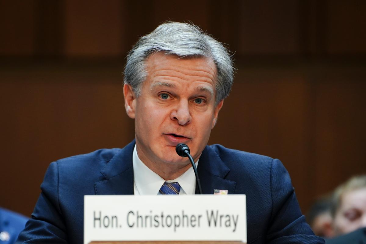 In Farewell Address, Wray Urges FBI to Stay ‘Above Partisanship and Politics’