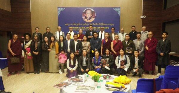  A discussion panel consisting of Indian Members of Parliament, Members of the Central Tibetan Administration, Tibetan religious leaders, human rights activists, and concerned citizens at the launch of the Panchen Lama Awareness Initiative at the Constitution Club, in New Delhi, on Dec. 5, 2023. (Photo courtesy of Panchen Lama Awareness Initiative)