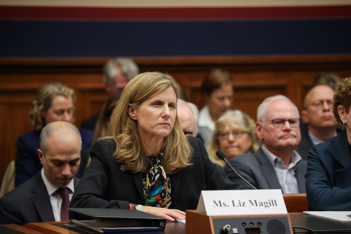 University of Pennsylvania President Elizabeth Magill testifies before Congress on Dec. 5, 2023. (Courtesy House Education and the Workforce Committee)