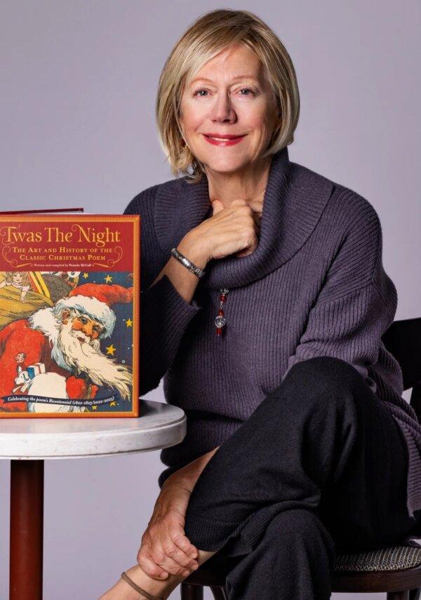 Pamela McColl, with her collection "Twas the Night," explores the classic children's poem. (Courtesy of Pamela McColl)