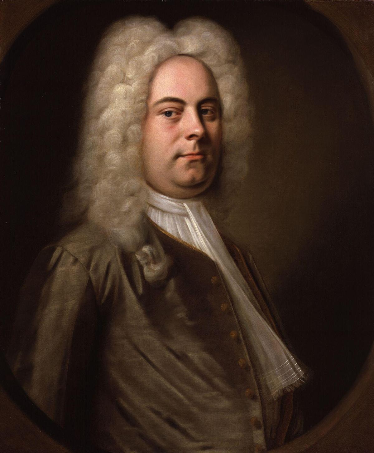 Portrait of George Frideric Handel, circa 1726–1728, attributed to Balthasar Denner. (Public Domain)