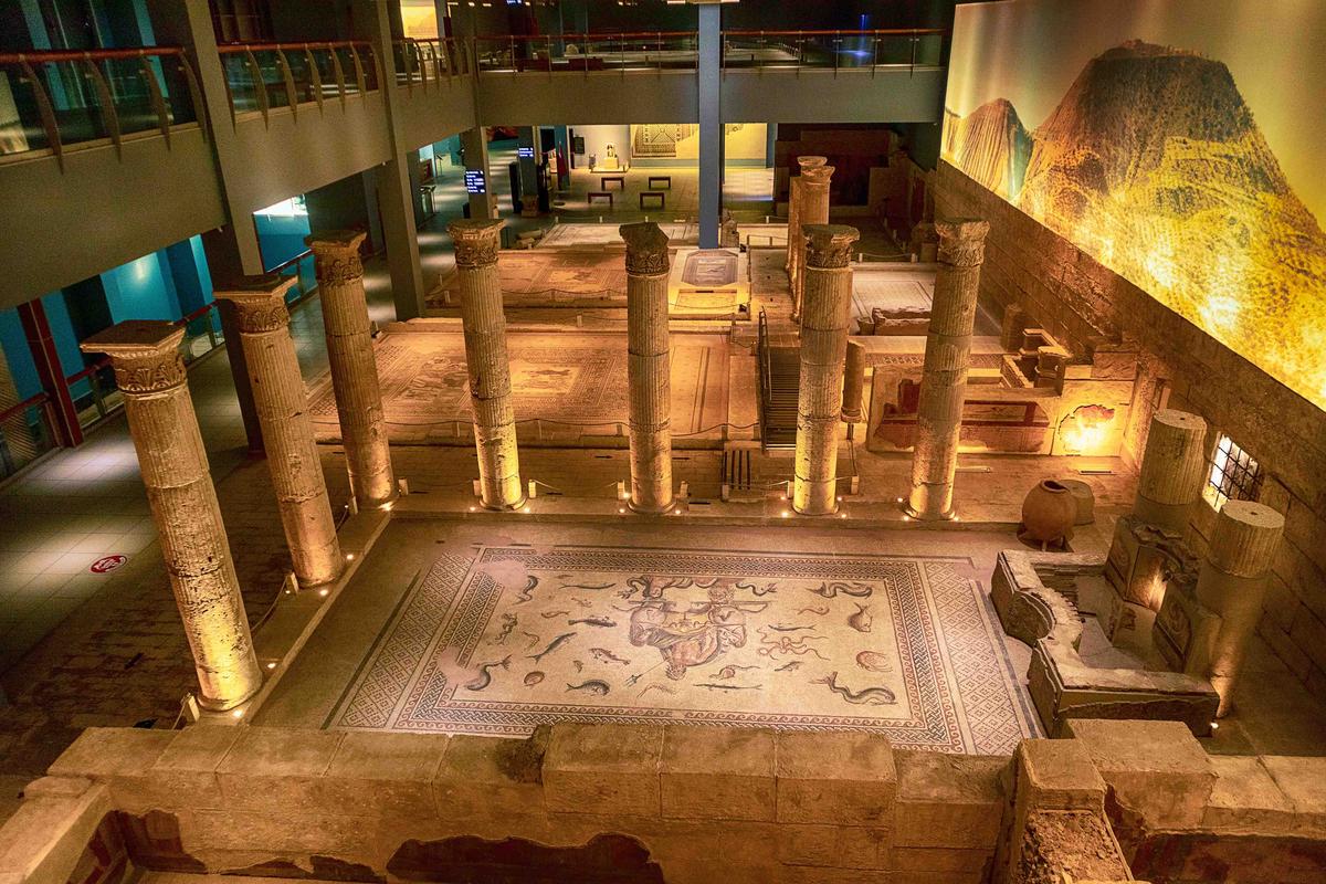 Inside the Zeugma Mosaic Museum in Gaziantep, Turkey. (Todor Stoyanov/Shutterstock)
