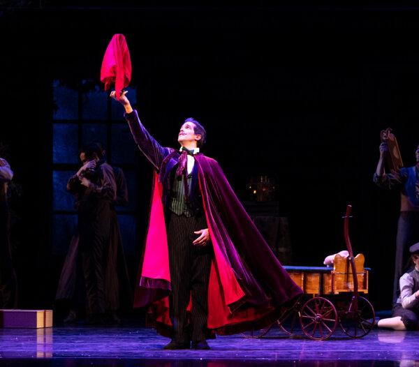 The Impresario (Alberto Velazquez), in “The Nutcracker.” (Katie Miller)