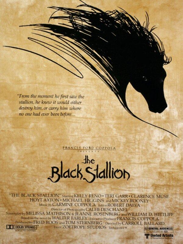 Theatrical poster for "The Black Stallion," (United Artists)
