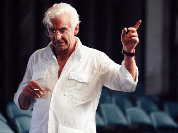 Leonard Bernstein (Bradley Cooper) in "Maestro." (Amblin Entertainment/Netflix)