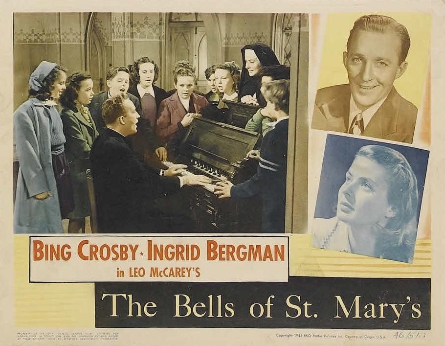 A lobby card for “The Bells of St. Mary’s” (1945). (MovieStillsDB)