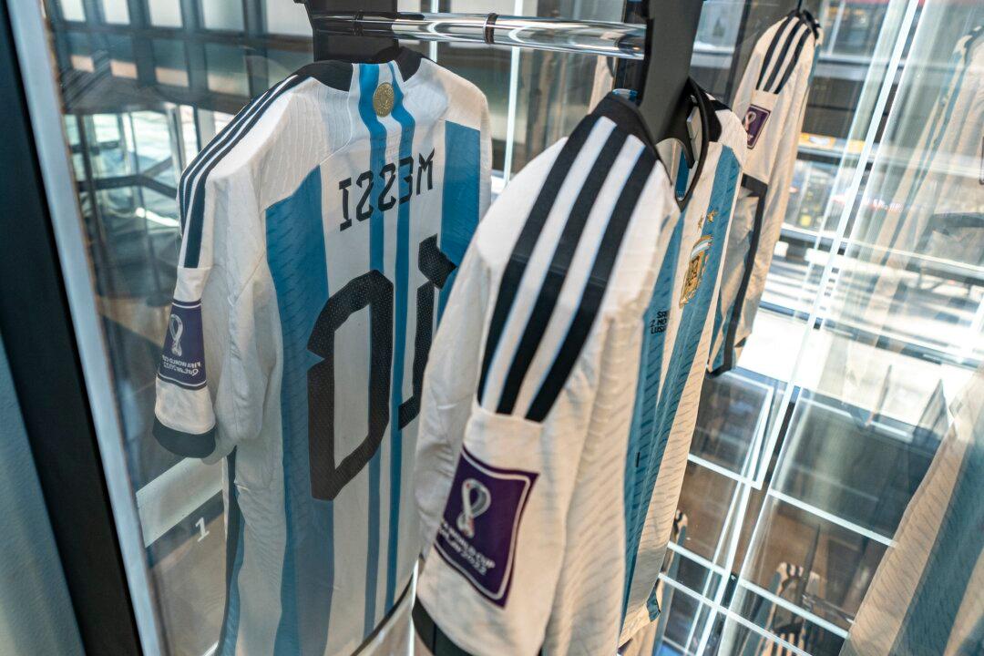 Set of 6 Messi World Cup Shirts Sells for $7.8 Million at Auction in New York