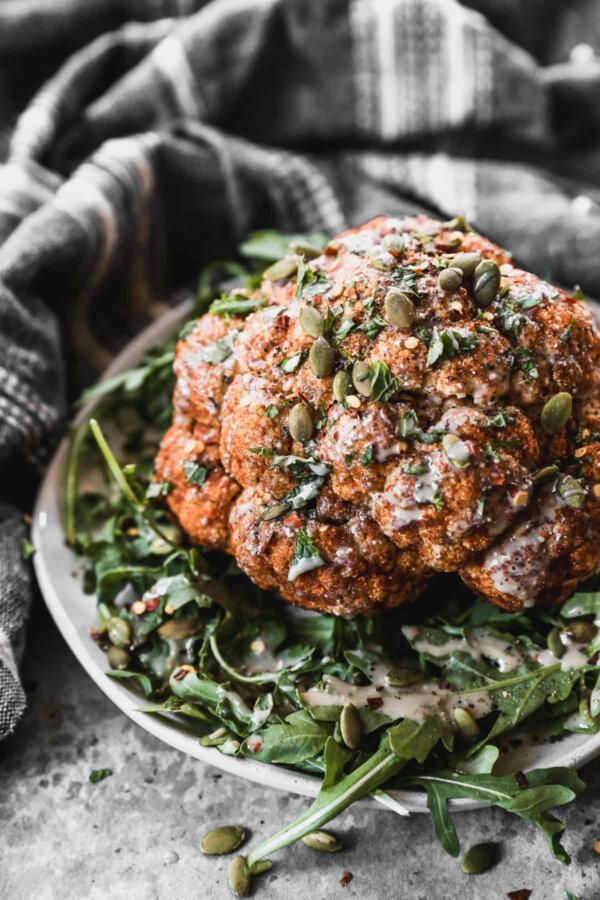 Whole Roasted Cauliflower