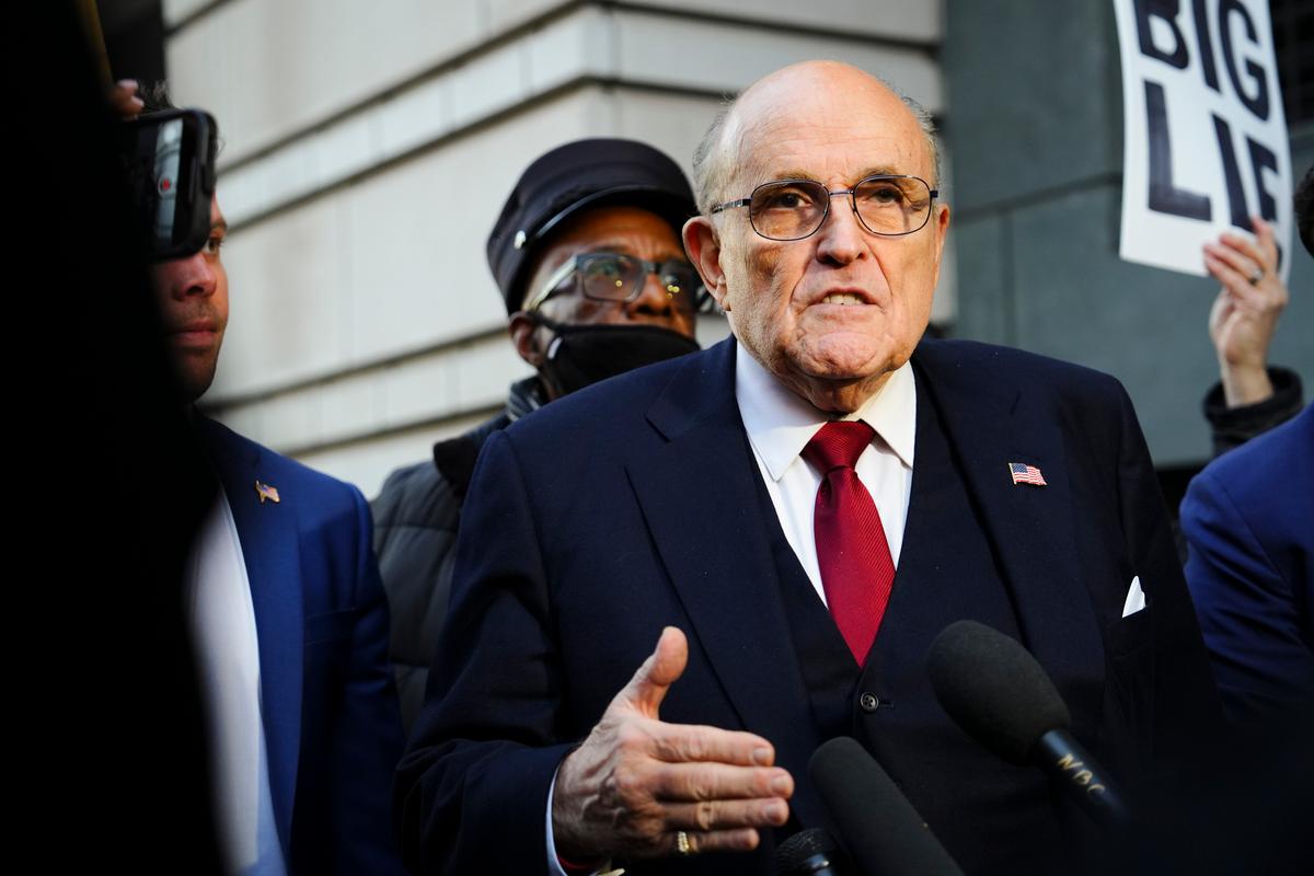Rudy Giuliani Held in Contempt in Ongoing Defamation Case