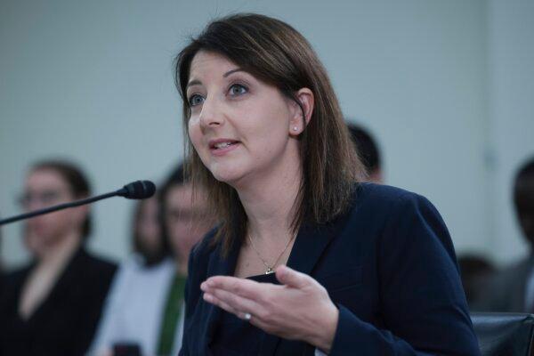 Centers for Disease Control and Prevention Director Mandy Cohen testifies before the House Oversight and Investigations Subcommittee in Washington, on Nov. 30, 2023. (Win McNamee/Getty Images)