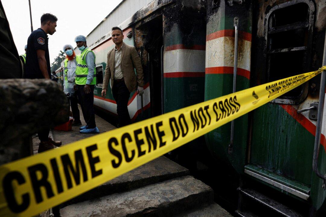 Bangladesh Protesters Set Train on Fire Amid Opposition Strike