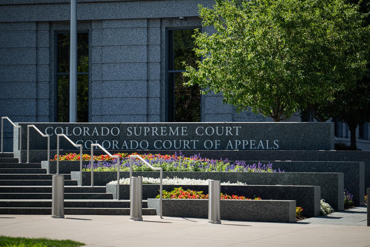  Colorado Supreme Court and Colorado Court of Appeals exterior in Denver, Colo., in July 2019. (Epiglottis/Shutterstock)