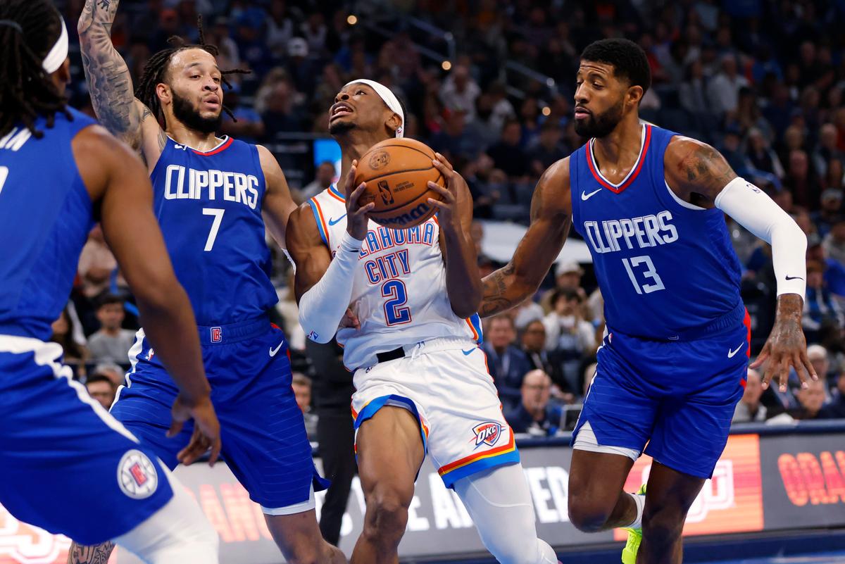 Gilgeous-Alexander’s 31 Points Lead Thunder Past Clippers