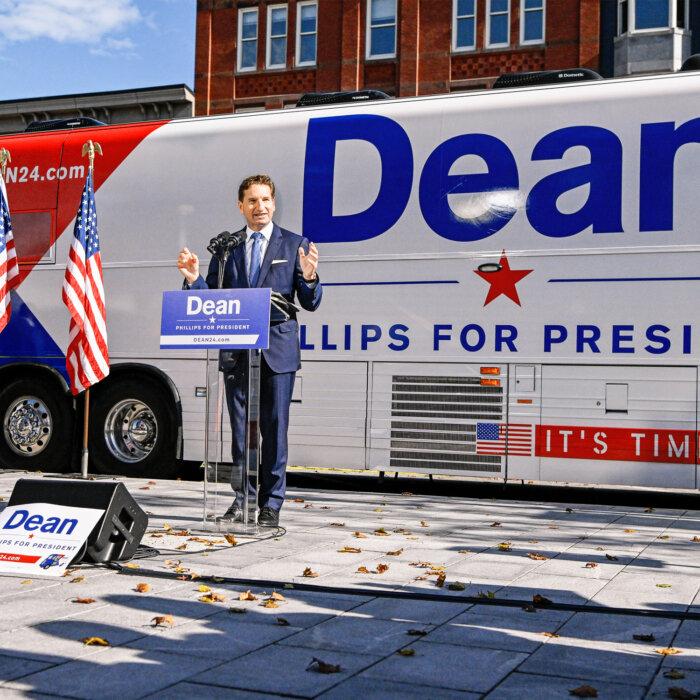 Biden Challenger Dean Phillips Announces 2024 Campaign Staff Layoffs, Stays in Race