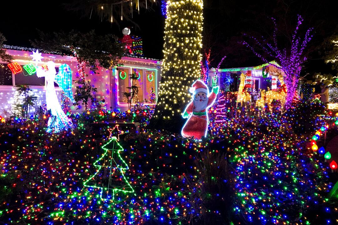 Christmas Lights Bring Joy to California Neighborhoods
