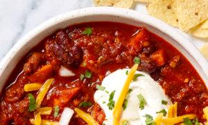 This One-Pot Beef and Sweet Potato Chili Is Our Go-to Weeknight Dinner