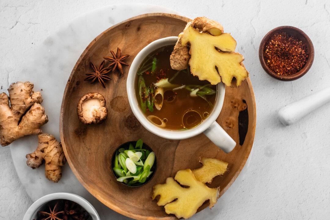 Shiitake-Ginger Sipping Broth