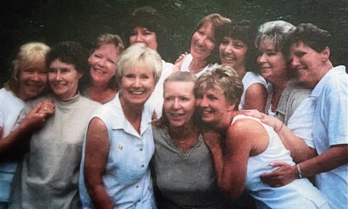 Barbara Lane with her 11 sisters at their reunion. (Courtesy of Barbara Lane)