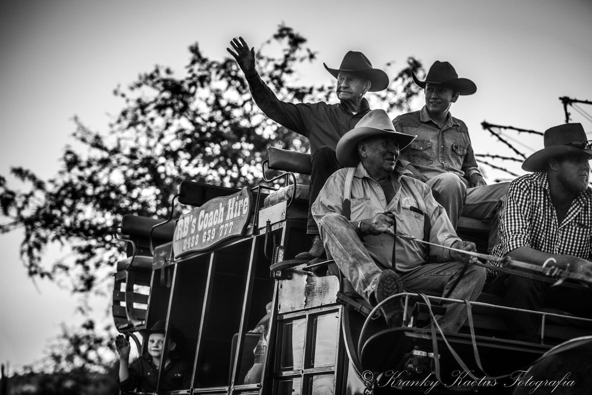 Mr. Holder rides in a parade during the Cootamundra Rodeo. (Courtesy of Scott Kelleher/<a href="https://www.facebook.com/kristian.kelly.967">Kranky Kactus Foto</a>)