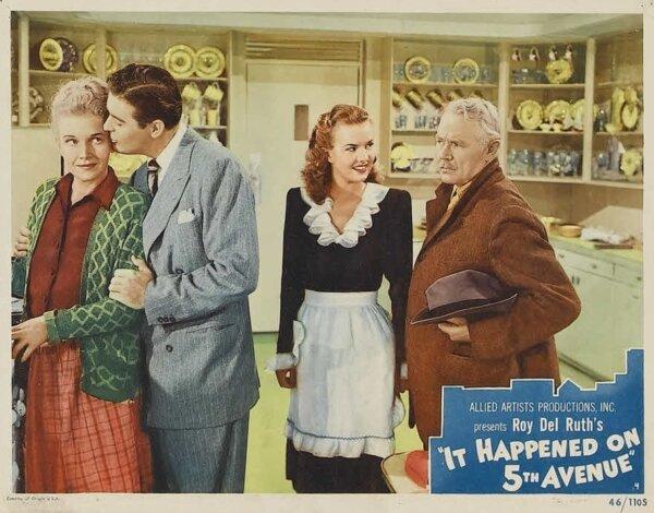 Lobby card for “It Happened on 5th Avenue” (1947). (MovieStillsDB)