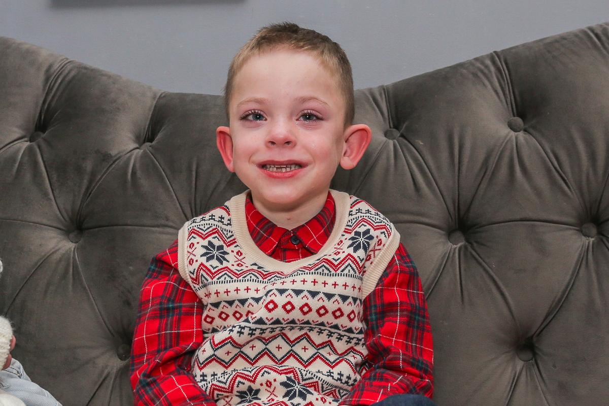 6-year-old Teddy helped save his mother's life after she suffered from a serious seizure. (SWNS)