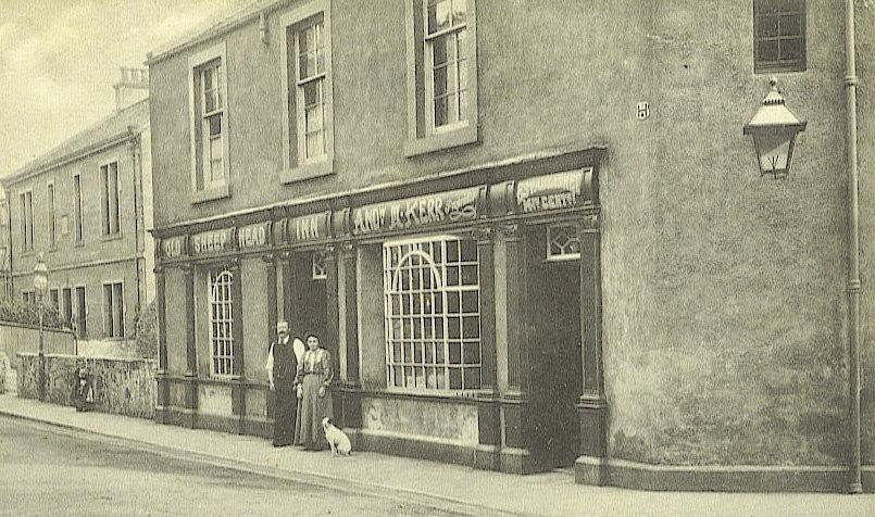 A historic picture of The Sheep Heid Inn, Duddingston, Edinburgh, taken in 1904. (SWNS)