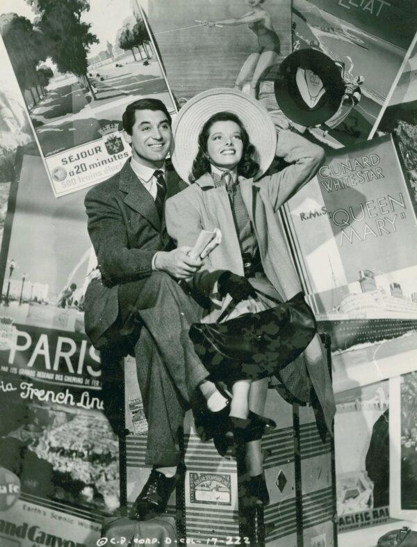 Johnny Case (Cary Grant), and Linda Seton (Katharine Hepburn), in “Holiday.” (MovieStillsDB)