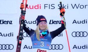 Mikaela Shiffrin Masters Tough Course Conditions at Women’s World Cup GS for Career Win 92