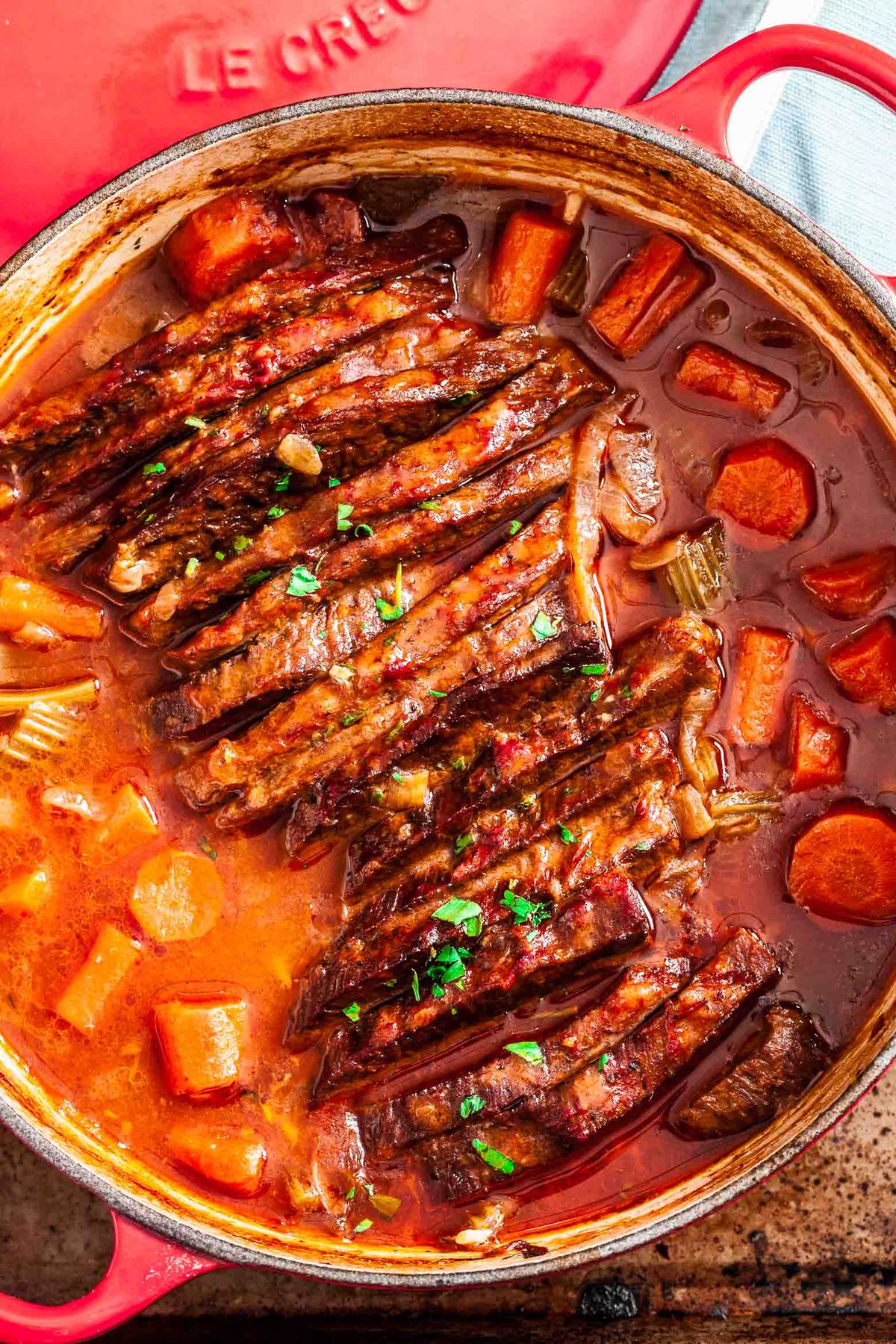 Tender Braised Beef Brisket