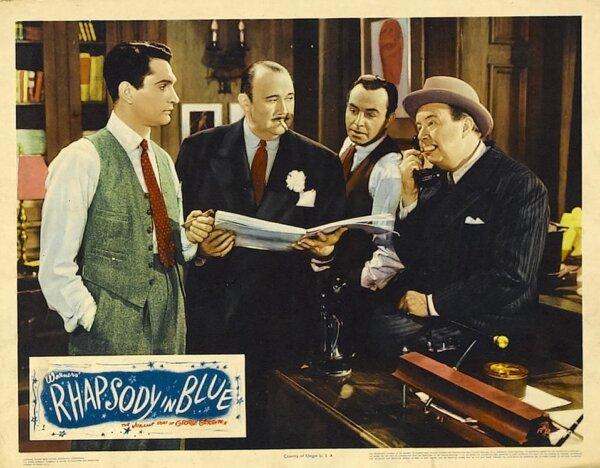 Lobby card for “Rhapsody in Blue” from 1945. (MovieStillsDB)
