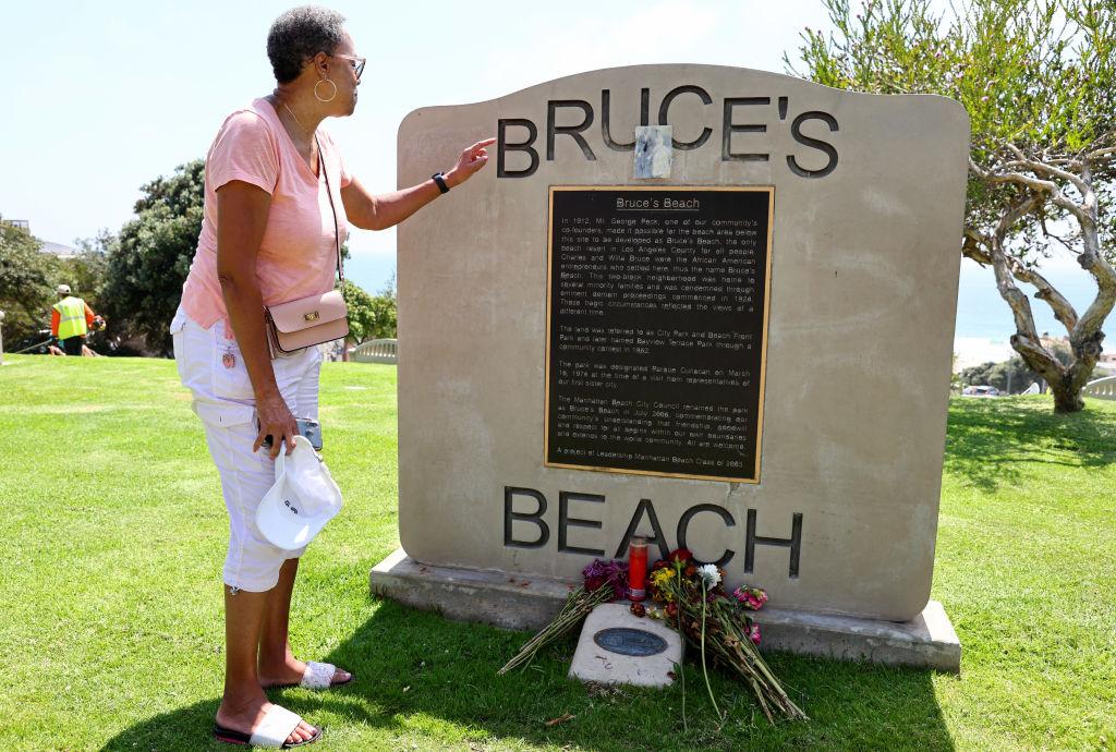 Bronze Plaque at Historic Bruce’s Beach Stolen