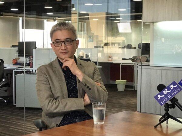 Ethan Yi-Chin Tu, founder of PTT and Taiwan AI Labs, in an interview with the Chinese language edition of The Epoch Times. (Yi-hsin Lee/The Epoch Times)