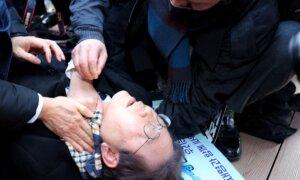 South Korea Opposition Chief Stabbed in Neck, Recovering After Surgery