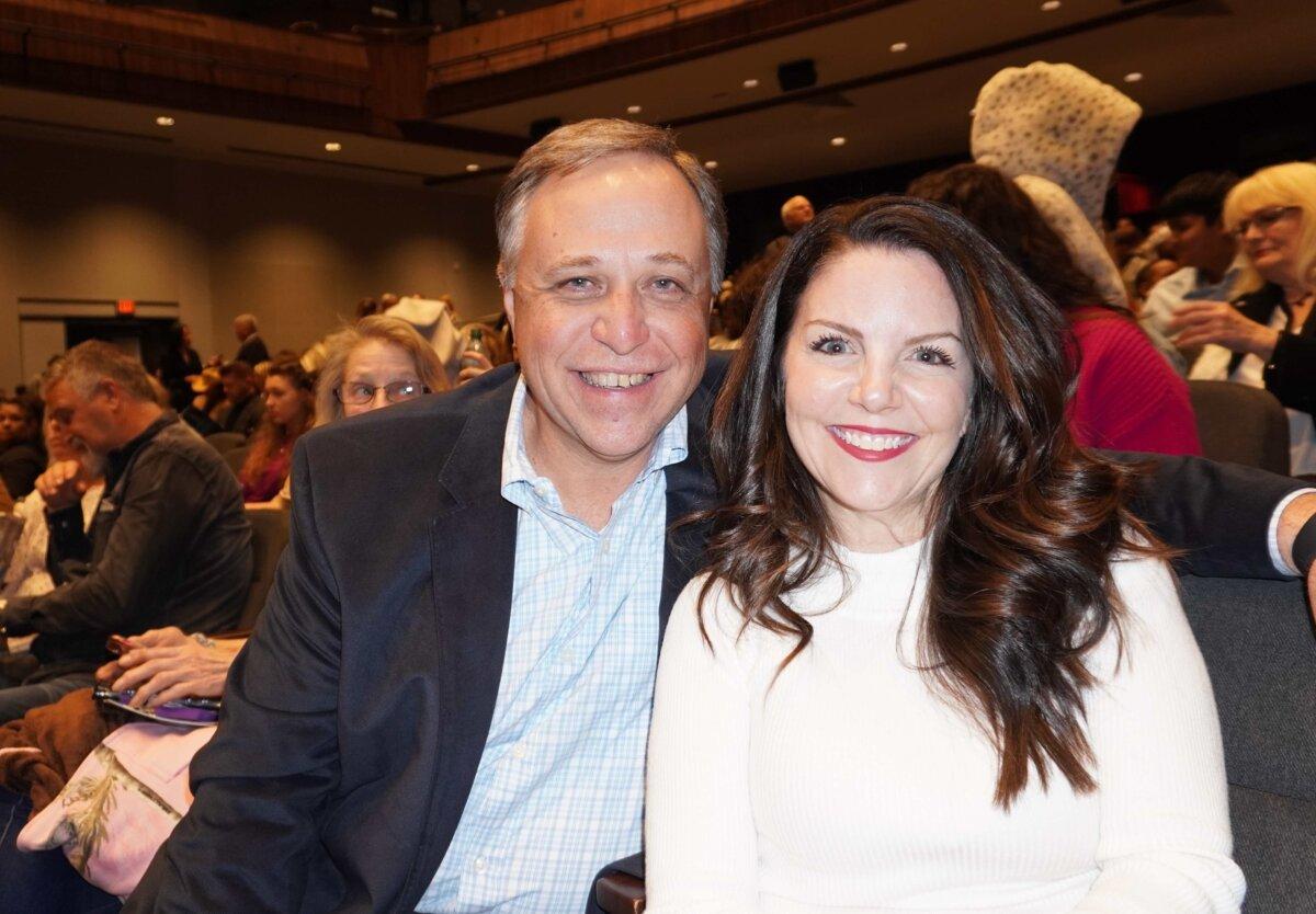 CJ and Natalie Barrois enjoyed Shen Yun Performing Arts at the Baton Rouge River Center Theater on Jan. 3, 2024. (Sally Sun/The Epoch Times)