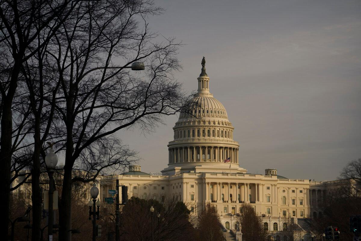 The U.S. Capitol building in Washington on Jan. 3, 2024. (Madalina Vasiliu/The Epoch Times)