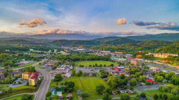Pigeon Forge and Sevierville Tennessee Drone Aerial (Dreamstime/TNS)